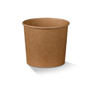 PE coated brown kraft bowl 16oz 500pc/ctn