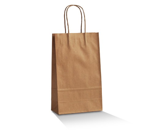 Brown Kraft Bag /Twisted paper handle – Small 500pc/ctn