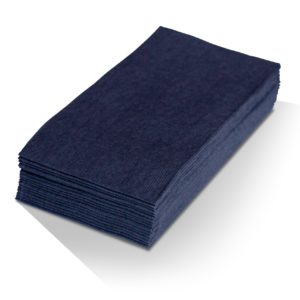 Black Quilted 2ply Dinner Napkin -1/8 GT fold 1000pc/ctn