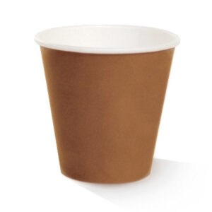 *8 OZ PLA Coated SW Cup/Brown Print 90mm 1000pc/ctn