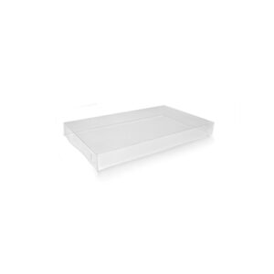 #Clear RPET Catering Tray Lid Small (pack) 50pc