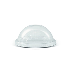PET dome lid 78mm for 6/8oz/Die-cut hole 1000pc/ctn