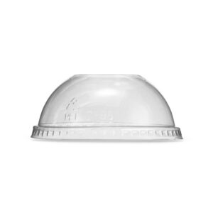 PET dome lid/no hole (fit U cups) 1000pc/ctn