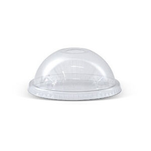 PET dome lid/ Die-cut hole (fit U cups) 1000pc/ctn