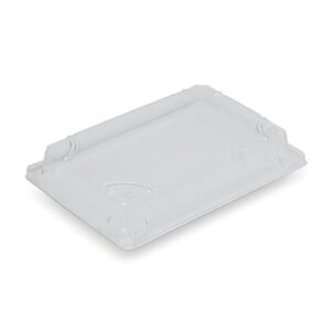PET Lid / Sushi Tray Extra Extra large 300pc/ctn