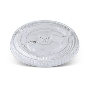 10/12oz PET Flat Lid/X Slot