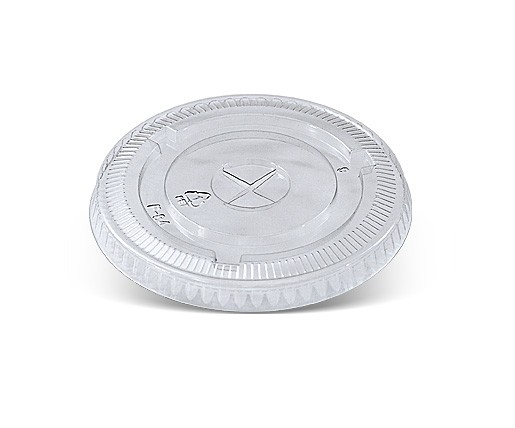10/12oz PET Flat Lid/X Slot
