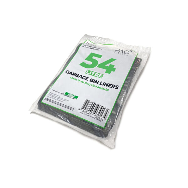 54L LDPE all purpose starsealed bags 20.5mic 250pc/ctn
