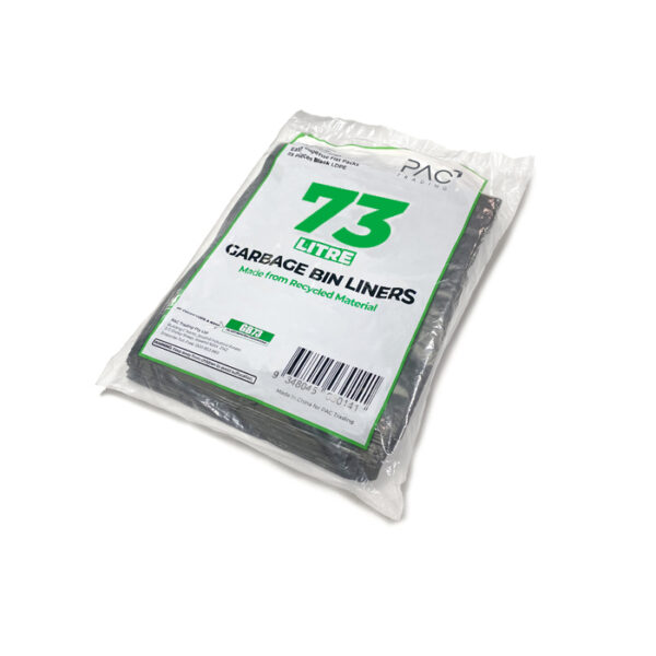73L LDPE heavy starsealed bags 20.5mic 250pc/ctn