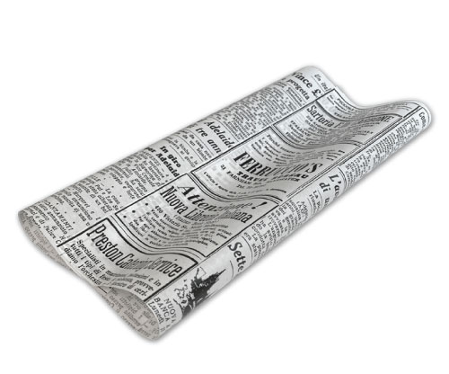 #Greaseproof Paper Newsprint Large 400 X 330mm – 200/ream