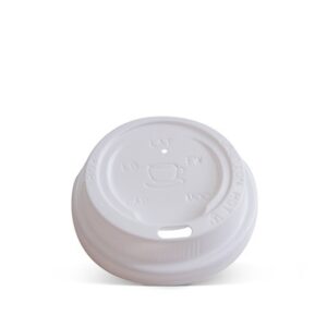Plastic Lid- 4 oz Hot&Cold /White 1000pc/ctn