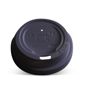 Plastic Lid- 6/8/10 oz Hot&Cold /Black 1000pc/ctn