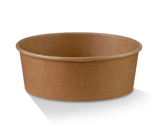 PE Coated Kraft Salad Bowl 25oz 300pc/ctn