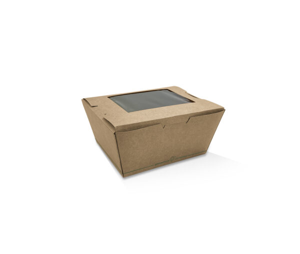 Lunch Box with PLA Window Small 200pc/ctn