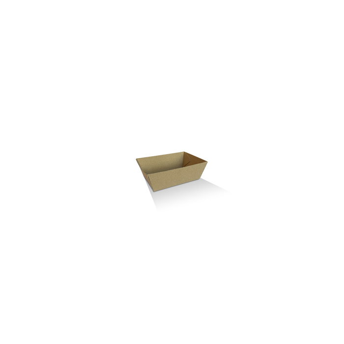 Tray Baby/Brown Corrugated Plain/Brown 900pc/ctn