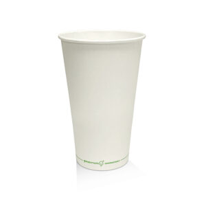 16 OZ PLA Coated SW Cup/Plain white 1000pc/ctn