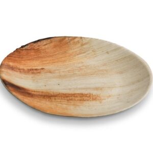Palm round Plate Med 9” 100pc/ctn