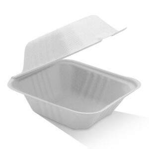 6” Clamshell Hamburger Sugarcane 400pc/ctn