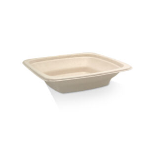 @Unbleached sugarcane Square container 16oz 300pc/ctn