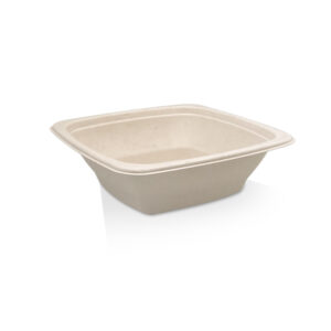 @Unbleached sugarcane Square container 24oz 300pc/ctn