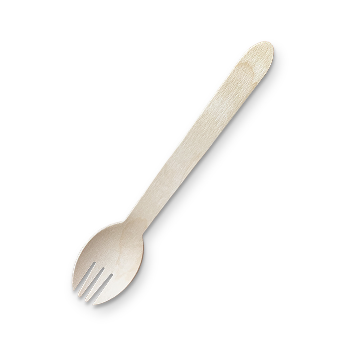 Wooden Spork 157mm 2000pc/ctn